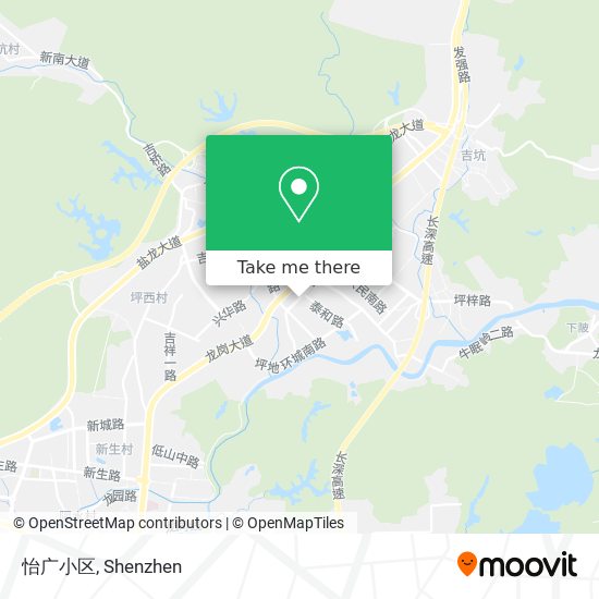 怡广小区 map