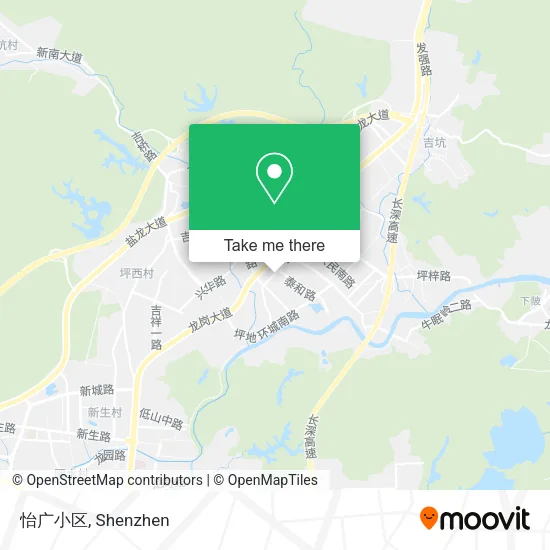 怡广小区 map