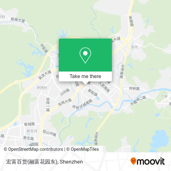 宏富百货(融富花园东) map
