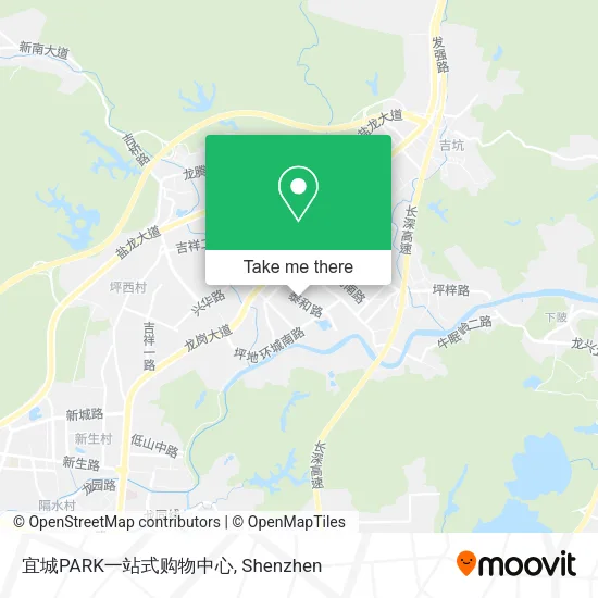 宜城PARK一站式购物中心 map