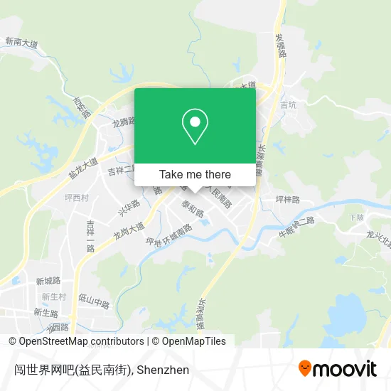 闯世界网吧(益民南街) map