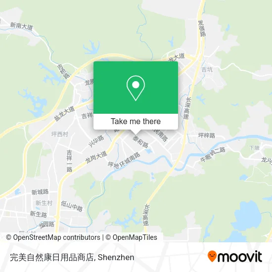 完美自然康日用品商店 map