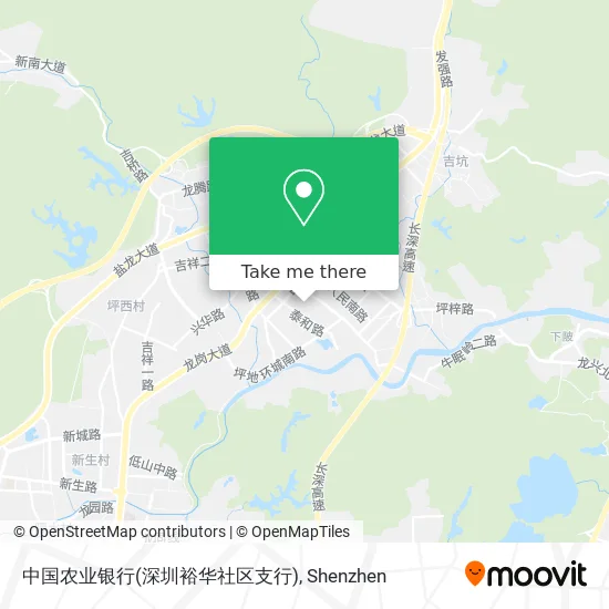 中国农业银行(深圳裕华社区支行) map