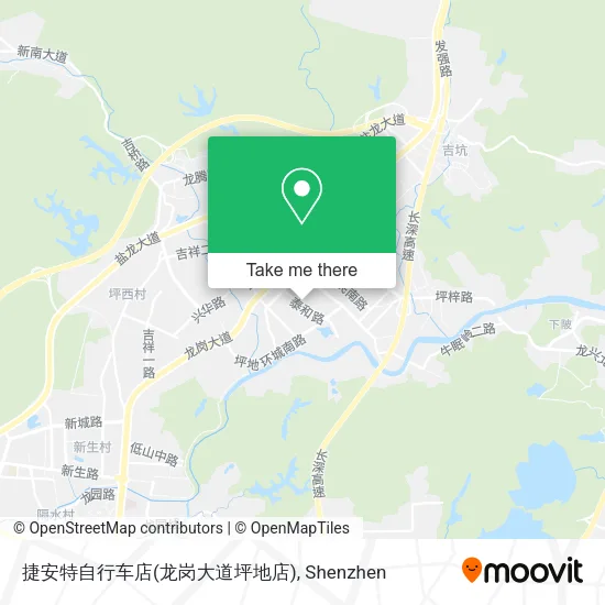 捷安特自行车店(龙岗大道坪地店) map