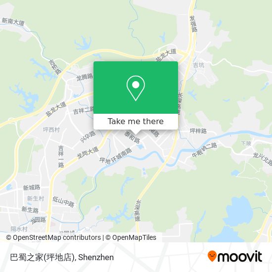 巴蜀之家(坪地店) map