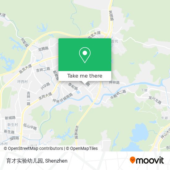 育才实验幼儿园 map