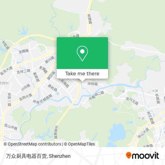 万众厨具电器百货 map