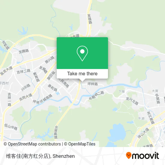维客佳(南方红分店) map