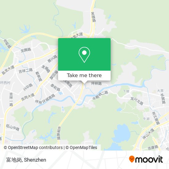 富地岗 map
