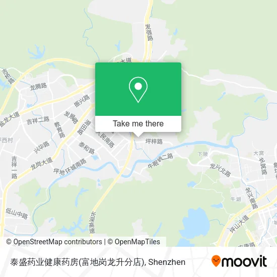 泰盛药业健康药房(富地岗龙升分店) map