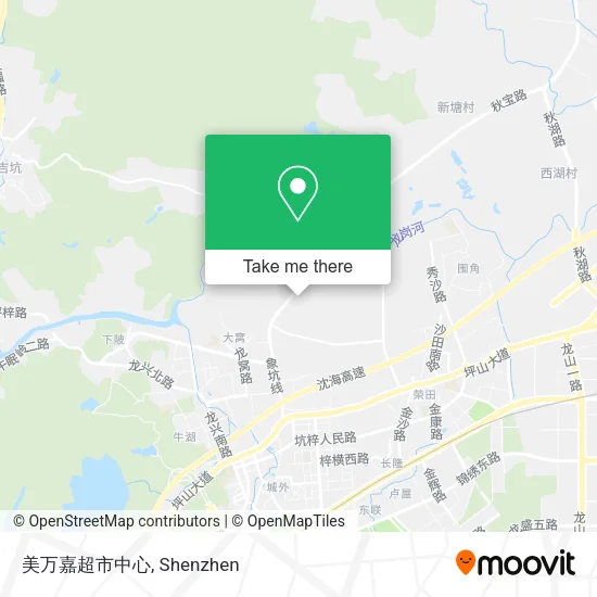 美万嘉超市中心 map