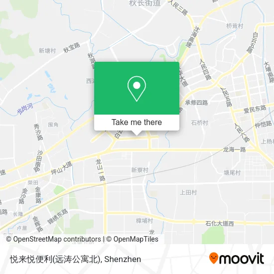 悦来悦便利(远涛公寓北) map