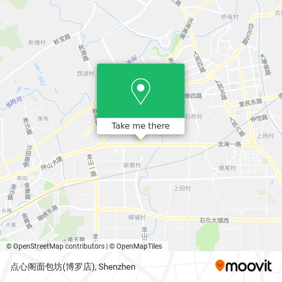 点心阁面包坊(博罗店) map