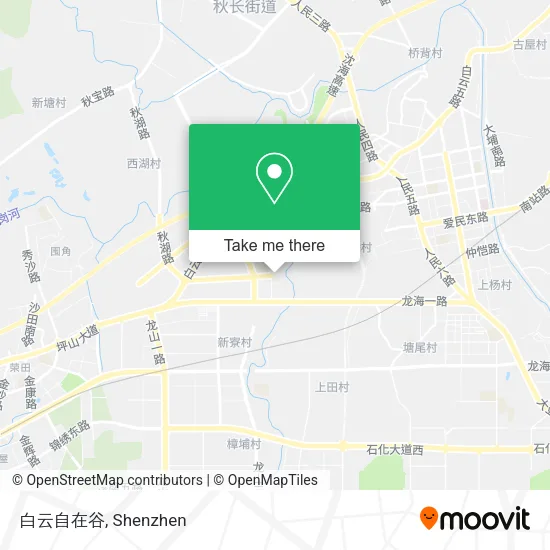 白云自在谷 map