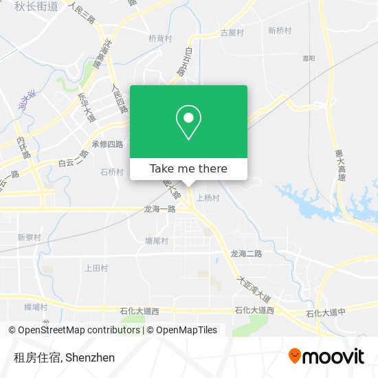 租房住宿 map
