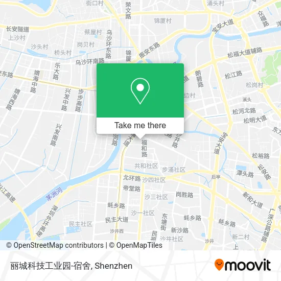 丽城科技工业园-宿舍 map