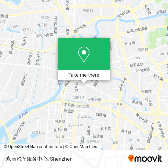 永丽汽车服务中心 map