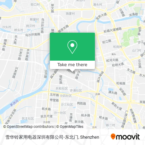 雪华铃家用电器深圳有限公司-东北门 map