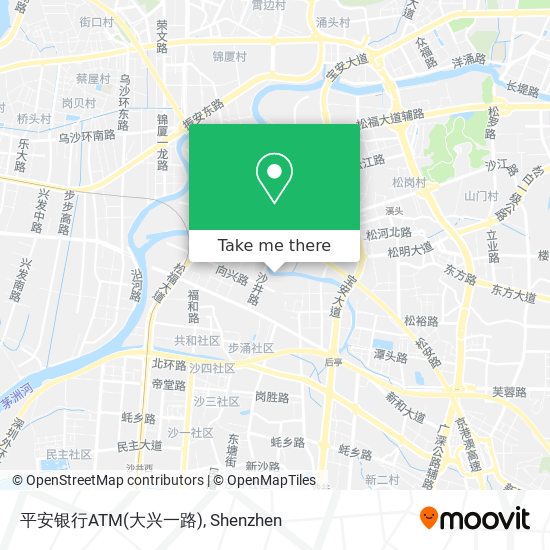 平安银行ATM(大兴一路) map