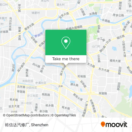 裕信达汽修厂 map