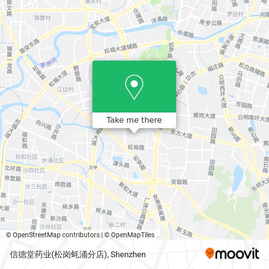 信德堂药业(松岗蚝涌分店) map