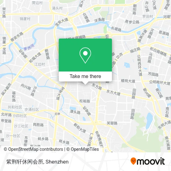 紫荆轩休闲会所 map