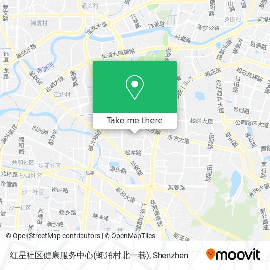 红星社区健康服务中心(蚝涌村北一巷) map