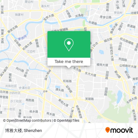 博雅大楼 map
