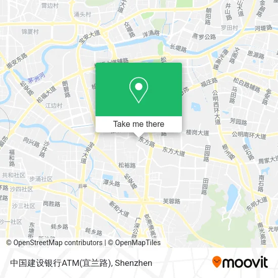 中国建设银行ATM(宜兰路) map