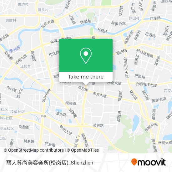 丽人尊尚美容会所(松岗店) map