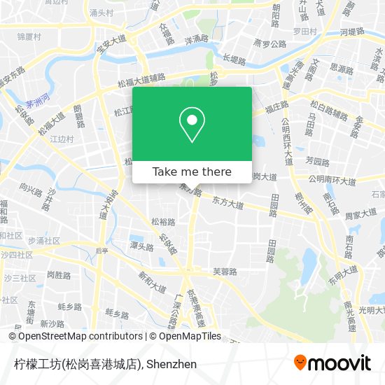 柠檬工坊(松岗喜港城店) map