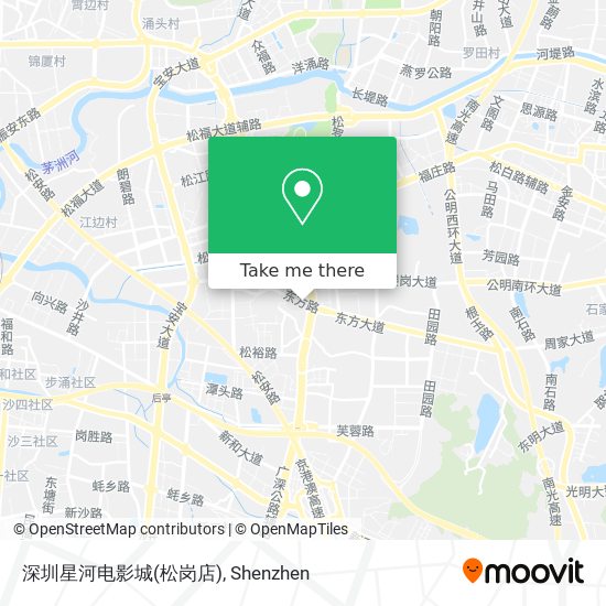 深圳星河电影城(松岗店) map