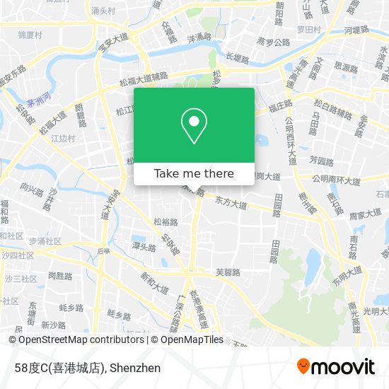 58度C(喜港城店) map
