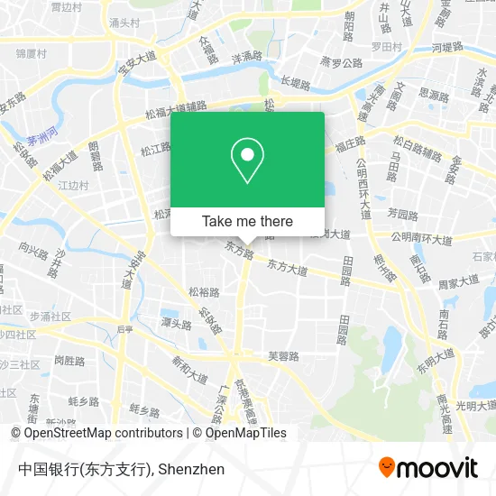 中国银行(东方支行) map