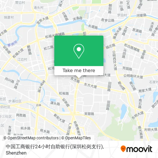 中国工商银行24小时自助银行(深圳松岗支行) map