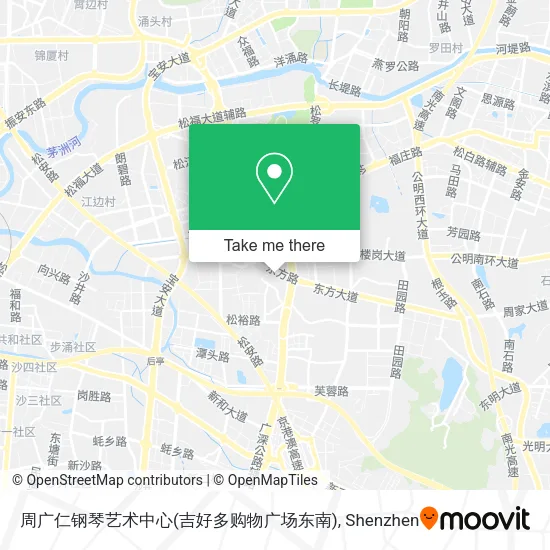 周广仁钢琴艺术中心(吉好多购物广场东南) map