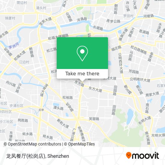 龙凤餐厅(松岗店) map