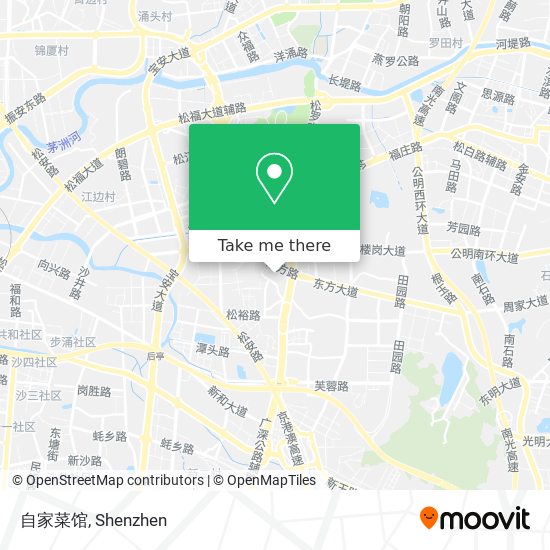 自家菜馆 map