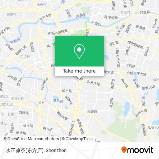 永正凉茶(东方店) map