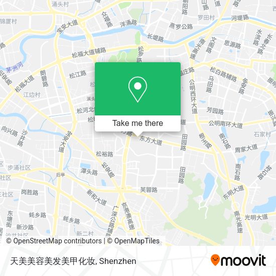 天美美容美发美甲化妆 map