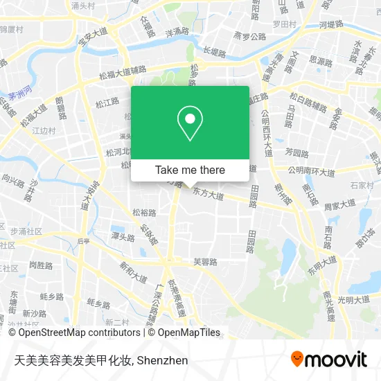 天美美容美发美甲化妆 map