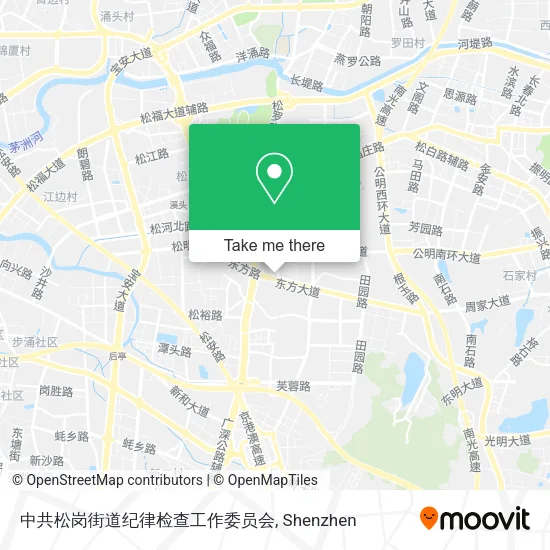 中共松岗街道纪律检查工作委员会 map