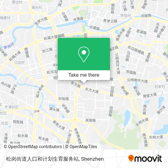 松岗街道人口和计划生育服务站 map