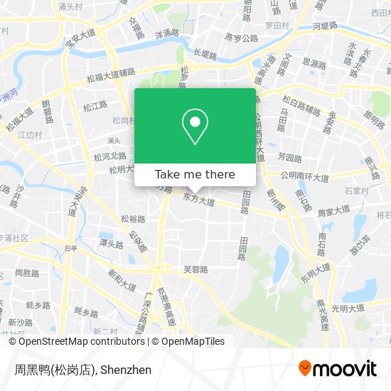 周黑鸭(松岗店) map