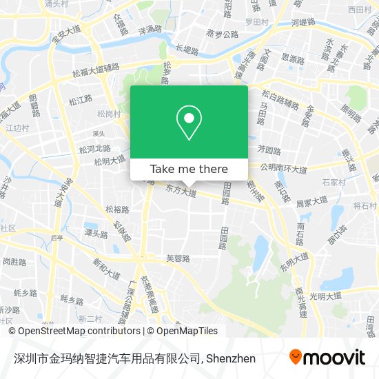 深圳市金玛纳智捷汽车用品有限公司 map