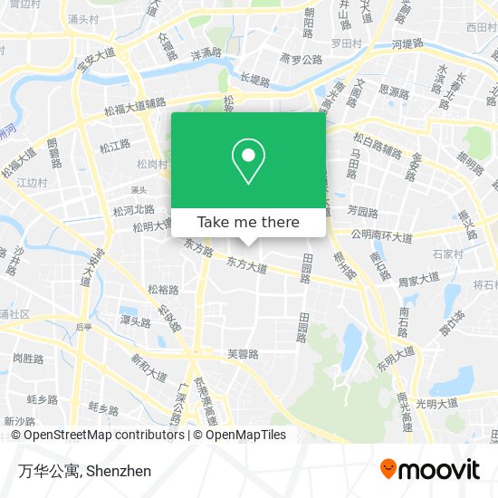 万华公寓 map