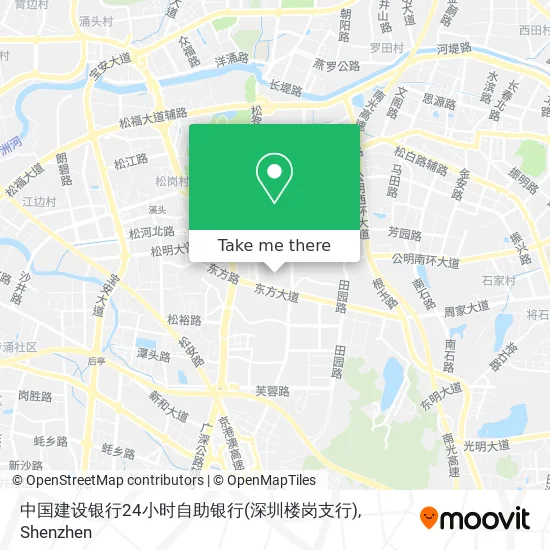 中国建设银行24小时自助银行(深圳楼岗支行) map