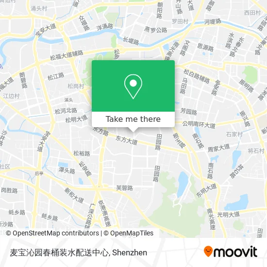 麦宝沁园春桶装水配送中心 map