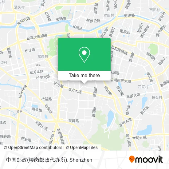 中国邮政(楼岗邮政代办所) map