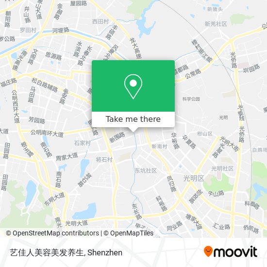 艺佳人美容美发养生 map